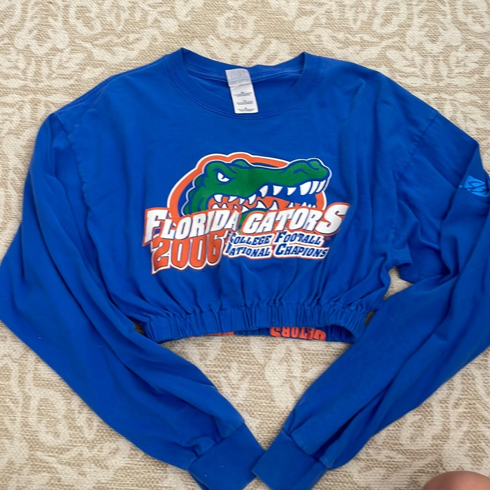 FLORIDA GATORS 2006 national champ crop long sleeve size XL